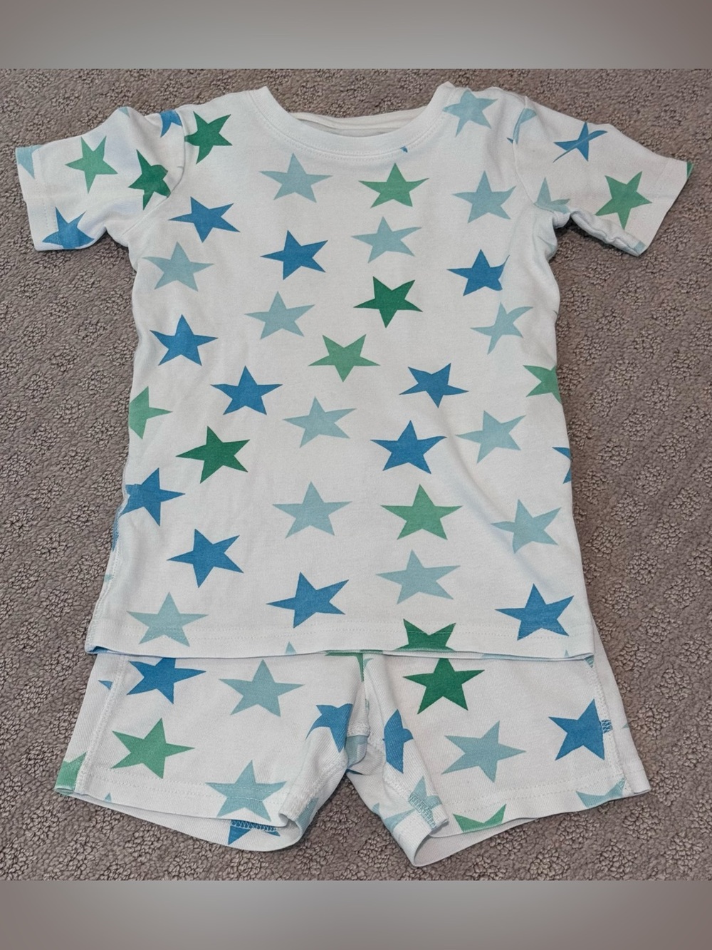Primary Kids Organic Short Sleeve Top and Short - Size 6-7